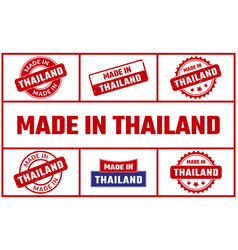 Made In Thailand Rubber Stamp Set