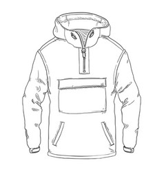 Sketch Anorak Casual Outdoor Clothing