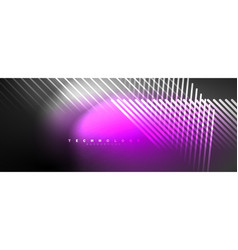 Light Beams Neon Lines Abstract Background