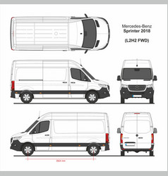 Mercedes Sprinter Cargo Van L2h2 Fwd 2018