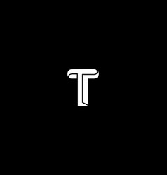 Creative Letter T Or Tt Initial Logo