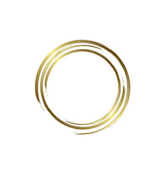 Golden Painted Circle Design