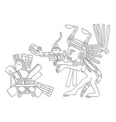 Image With Aztec God Tlazolteotl