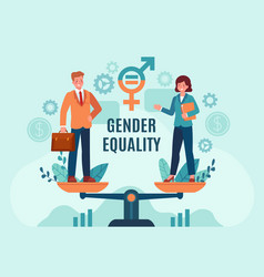 Gender Business Equality Employee Woman And Man