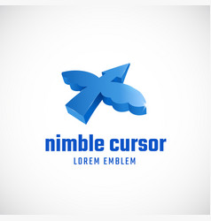 Nimble Cursor Concept Abstract Sign