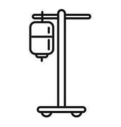 Drip Package Icon Outline Medical Care