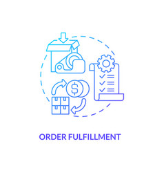 Order Fulfillment Concept Icon