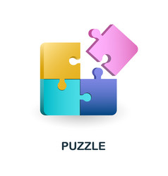 Puzzle Icon 3d From Table Games Collection