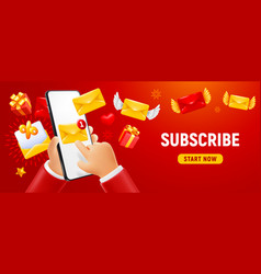 Subscribe Newsletter Banner Template