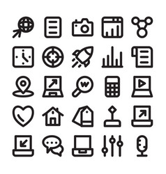 Seo And Digital Marketing Line Icons 6