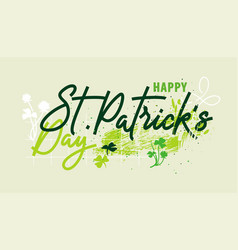 St Patricks Day Lettering Card