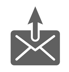 Arrow Up Outgoing Icon Gray Version