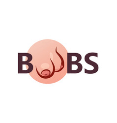 Boobs Logo For Sex Shop With Big Size