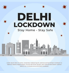 Banner Design Delhi Lockdown