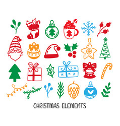 Christmas Design Icons Elements