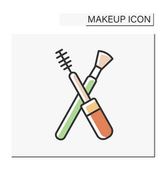 Mascara Brush Color Icon