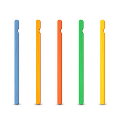 Set Of Realistic Popsicle Stircks Ice Lolly