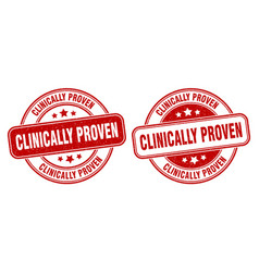 Clinically Proven Stamp Proven Label