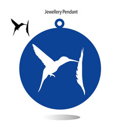 Jewellery Pendant Hummingbird Laser