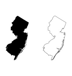 New Jersey Nj State Map Usa With Capital City