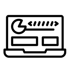 Mobile Laptop Icon Outline Feature Work