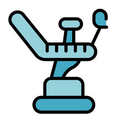 Contraception Chair Icon Flat