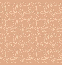 Beige Surface With Abstract Ornament Seamless