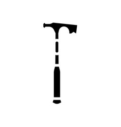 Drywall Hammer Tool Glyph Icon