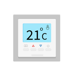 Electronic Thermostat With A Screen