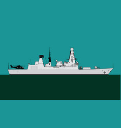 Type 45 Daring Class Guided Missile Destroyer