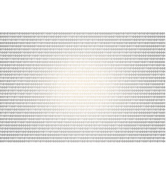 White Background With Binary Code Numbers