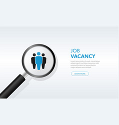 Job Vacancy Concept Minimal Business Recruiting