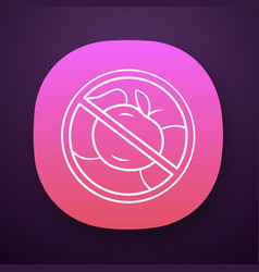 No Fruit Diet App Icon High Fiber And Vitamin