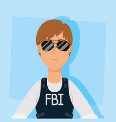 Young Woman Fbi Agent Character