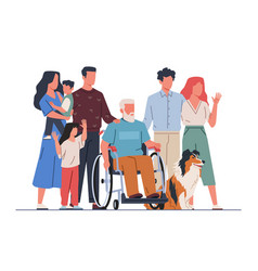 People With Disabled Family Member Grandpa In