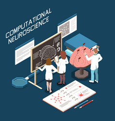 Neuroscience Isometric Composition