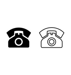 Telephone Icon Set Phone Icon