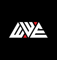 Wwe Triangle Letter Logo Design