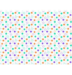 Colorful Orange And Green Circle Background Patter