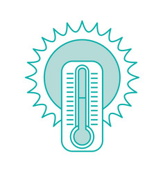 Cute Sun With Termometer