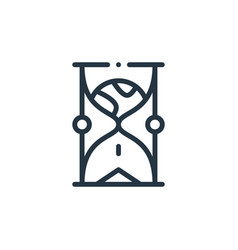 Hourglass Icon Editable Stroke