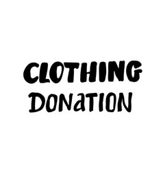 Clothing Donation Flat Poster Template