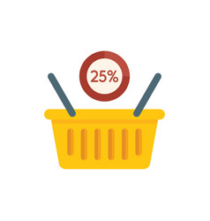 Shop Basket Icon Flat Market Target