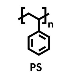 Polystyrene Ps Plastic Chemical Structure Used