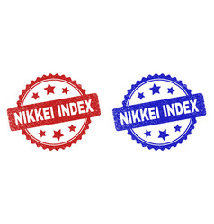 Nikkei Index Rosette Watermarks With Unclean