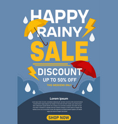 Happy Rainy Banner Design Converted