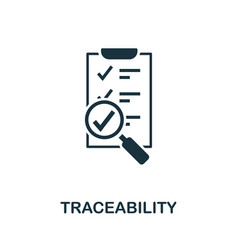 Traceability Icon Symbol Creative Sign