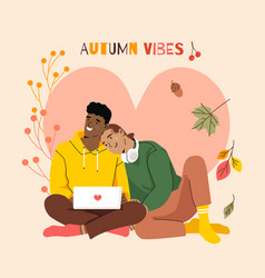 Autumn Vibes Enamored Same Sex Pair