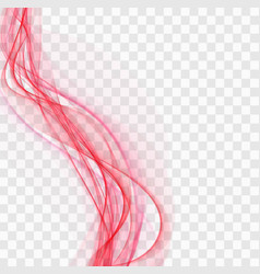 Modern Pink Wave Transparent Background