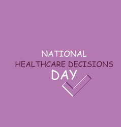 National Healthcare Decisions Day